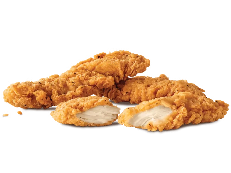 Arby’s 3-piece Chicken Tenders with crispy breading served with dipping sauce