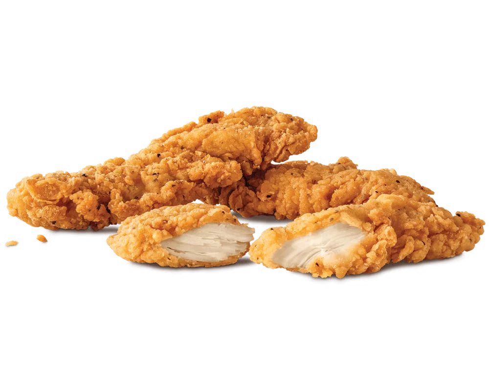Arby’s 3-piece Chicken Tenders with crispy breading served with dipping sauce