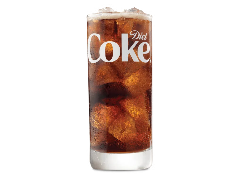 Arby’s Diet Coke® in a branded cup with ice