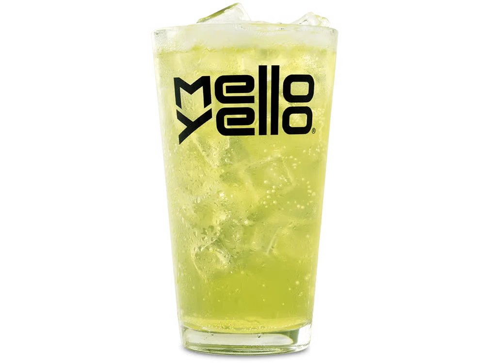 Arby’s Mello Yello® in a branded cup with ice