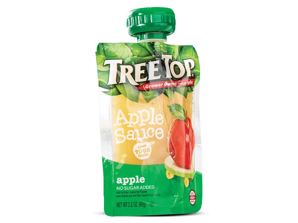 Arby’s Tree Top® Applesauce cup served as a kids meal side