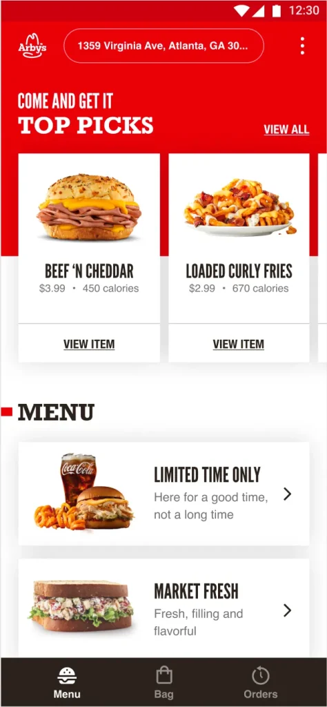 Arby's App for android