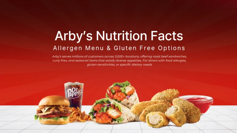 Arby’s Nutrition Facts and allergen menu